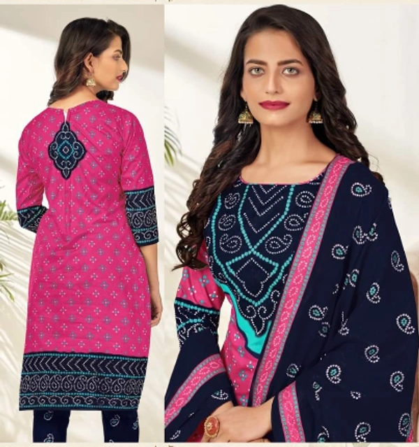 Pure Cotton printed suit